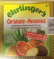 Obstkelterei Ehrlinger orange ananas